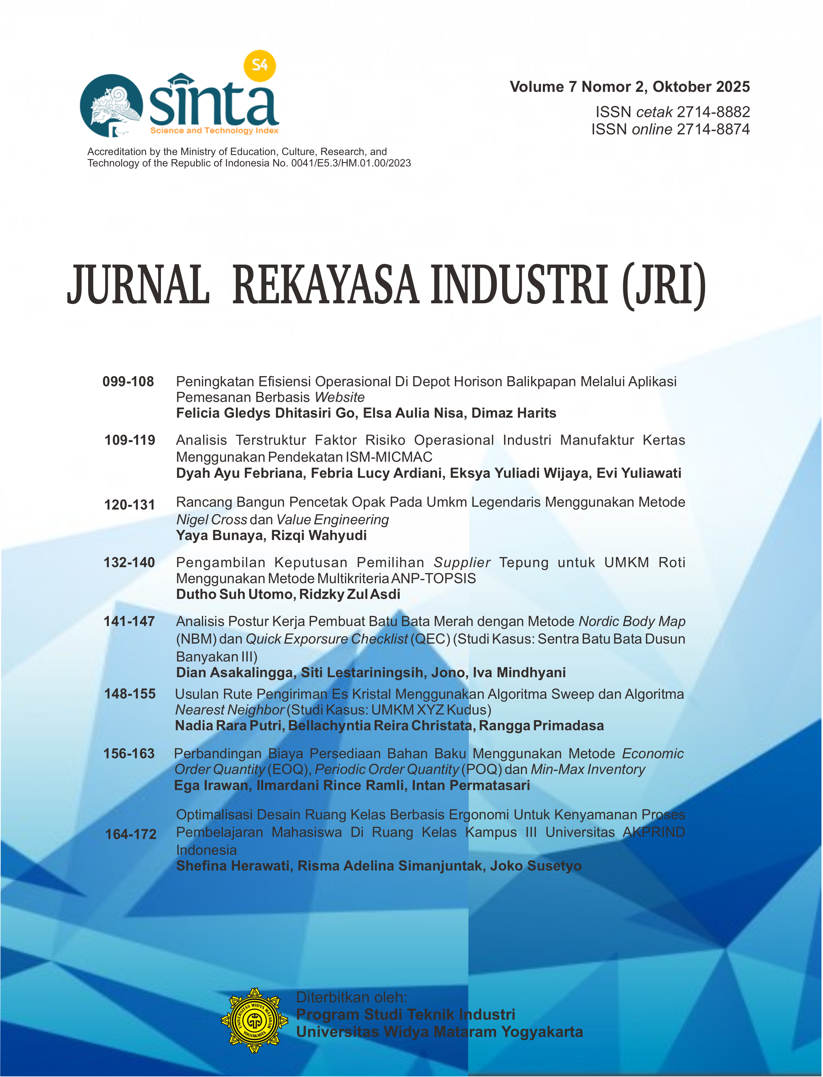 					View Vol. 7 No. 2 (2025): Edisi Oktober
				